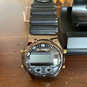 Chrono Alarm Watch with Snooze & Hourly Chime